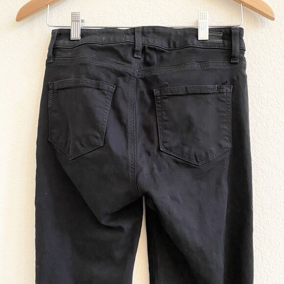 Paige Black Hoxton Skinny Black Jeans Size 26 - Picture 9 of 11
